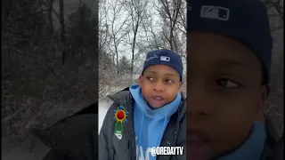 Rashad Goes Outside In The Snow After I Tell Him No! 😂😂❄️ #DreDayTv