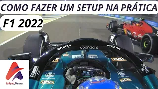 F1 2022, FAZENDO UM SETUP NA PRÁTICA. "PASSO A PASSO".