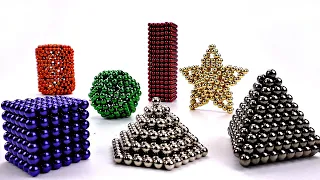Playing with Magnetic Balls. ASMR Magnets. Satisfying Video