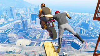 GTA 5 Funny/Crazy Jump Compilation #10 (GTA V Fails Funny Moments)