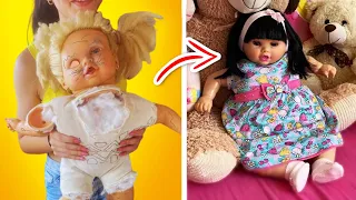 Transformando uma Boneca Velha em um Bebê Reborn Realista - Veja o resultado Impressionante!