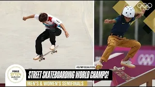 🔴 LIVE Street Skateboarding World Champs - Men's Semifinals! | #RoadToParis2024