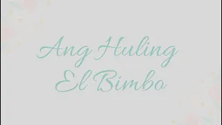 Ang Huling El Bimbo Cover by Race Leodz (FOTP Wattpad)