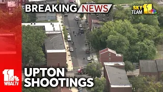 Baltimore police called to shootings in Upton