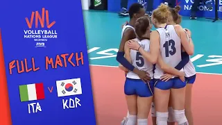 Italy 🆚 Korea - Full Match | Women’s Volleyball Nations League 2019