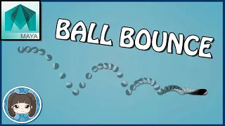 HOW TO ANIMATE A BALL BOUNCE  - Learn Maya From The Very Beginning | 3D Animation Tutorial