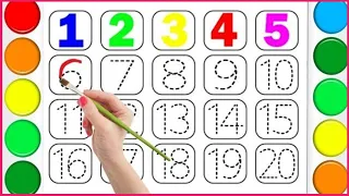 123Numbers | Number Song 1 to 100| 12345 learning for kids| Learn to count| 1 to 100 counting P4