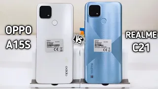 Oppo A15s Vs Realme C21 | Comparison And Speed Test | Camera Test | Which is Batter |