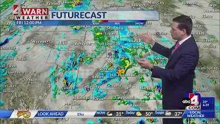 Warm, hazy, and quiet through midweek with a changing soggy pattern