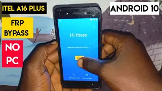 Itel A16 Plus Frp Bypass - All Itel Android 10 Google Account Bypass || Without Pc