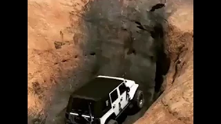 Jeep Rubicon climbing wall