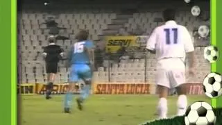 VALENCIA-NAPOLI 1-5, coppa uefa 1992-1993