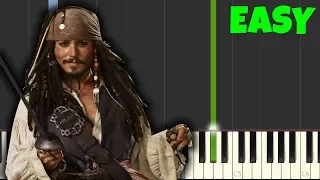 Pirates Of The Caribbean [Easy Piano Tutorial] (Synthesia/Sheet Music)