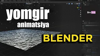 yomgir animatsiya Blenderda