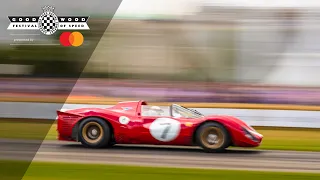 Jackie Stewart drives the most beautiful car ever | Ferrari P4 at Goodwood