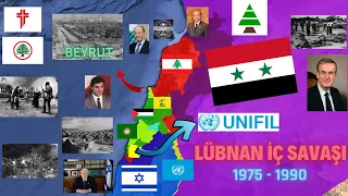 Lübnan İç Savaşı (1975-1990) - Harita Üzerinde Anlatım - Tek Parça