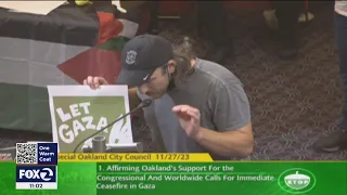 Oakland City Council unanimously passes resolution demanding ceasefire in Gaza