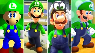 Evolution of playable Luigi in 3D Super Mario Games (1996-2021)