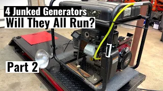 Abandoned Campbell Hausfeld Generators (Part 2) - No Power Output, Obsolete Carburetor Damaged