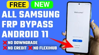 FREE Samsung FRP Bypass Android 11 ❎Without Downgrade ❎Without Smart Switch [August 2021] All Model