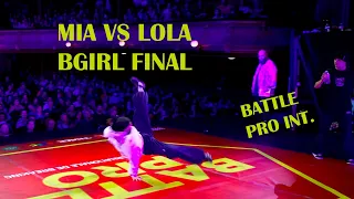 Mia vs Lola [Bgirl Final]  - Battle Pro 2023 International | STANCE