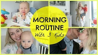 SPRING MORNING ROUTINE WITH 3 KIDS