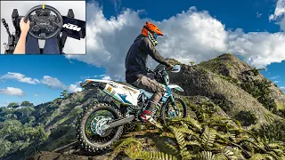 KTM 450 EXC | OFFROAD Dirt Bike | The Crew Motorfest | Steering Wheel Gameplay