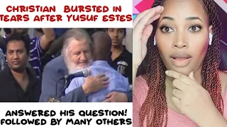 THIS CHRISTIAN  BURSTED IN TEARS AFTER YUSUF ESTES ANSWERED HIS QUESTION!FOLLOWED BY MANY OTHERS🙏📖