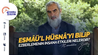 Esmâü'l Hüsnâ'yı bilip ezberlemenin insana etkileri nelerdir? | [Birfetva-Nureddin Yıldız]