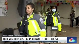 DC Police Recruits Visit Chinatown to Build Trust | NBC4 Washinton
