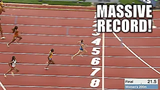 Abby Steiner DESTROYS The 200 Meter Collegiate Record! || 2022 NCAA Championships