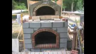 Wood Fired Brick Pizza Oven Construction