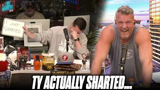 Ty Schmit Actually Sharts Himself Live On The Pat McAfee Show