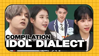 "Get lost, spinach" Idols Using Regional Dialects Compilation 🤣