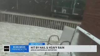 Storm brings hail and heavy rain to Twin Cities metro