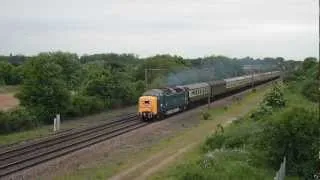 55022 'Royal Scots Grey' on 'York Flyer' at Crown Lakes 2.6.12