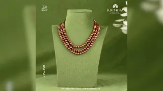 This is a gorgeous and rare Brown color pearls necklace From Krishna Pearls