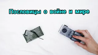 Пословицы о войне и мире