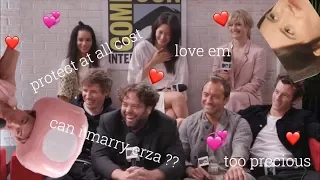 the fantastic beasts cast are so cute
