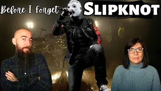 Slipknot - Before I Forget (REACTION) with my wife