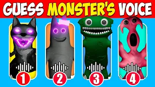 IMPOSSIBLE 🔊 Guess The MONSTER'S VOICE! | GARTEN OF BANBAN 7 | Jumbo Josh, Syringeon, Bittergiggle