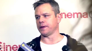 Matt Damon talks of "DOWNSIZING" at CinemaCon