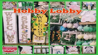 👑🛒🐣All NEW Hobby Lobby Easter 2023 Decor Shop With Me and Spring!!👑🛒🐣