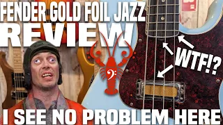 Fender Gold Foil Jazz Bass (MIM) - They Need To RECALL This Tin Foil Travesty - LowEndLobster Review