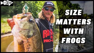Get BIGGER Bites with Tiny BASS FISHING FROGS (Seth Feider)