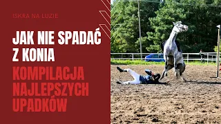 JAK NIE SPADAĆ Z KONIA | Kompilacja najlepszych upadków w Stajni Iskra