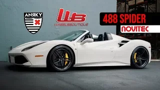 FERRARI 488 SPIDER GETS ANRKY WHEELS AND MORE GOODIES!