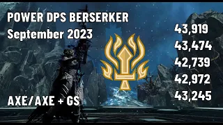 [Outdated] Power DPS Berserker - September 2023 - [43,245 DPS]