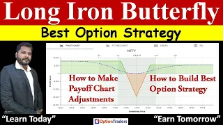 Long Iron Butterfly | Explained in English |Option Strategy|Risk Free Trade|Payoff Chart Adjustment