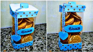 Porta biscoitos ou porta bolachas de Garrafas pet/  artesanato com Garrafas pet